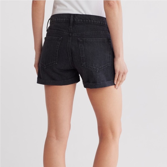 Frame Le Grand Garçon Denim  Black Jean Shorts | 31 - Picture 2 of 6